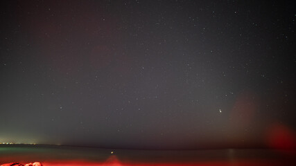 Corcega Beach and Milky Way
