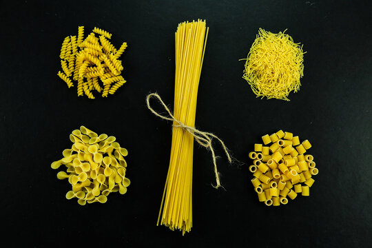 Various pasta. Cooking concept. concept for menu