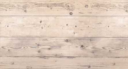 Panorama de fond de bois clair pour création d'arrière-plan avec rayures horizontales.	