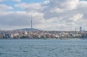 View of the Bosphorus in Istanbul
