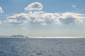 View of the Bosphorus in Istanbul