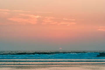 Sunset over Atlantic Ocean