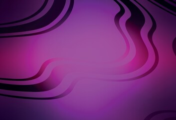 Dark Purple vector colorful blur backdrop.