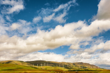 Fototapeta premium Big sky over Columbia River Hills