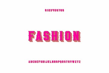 alphabet vintage font, typeface design, black style background