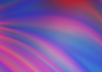 Light Blue, Red vector blurred and colored template.