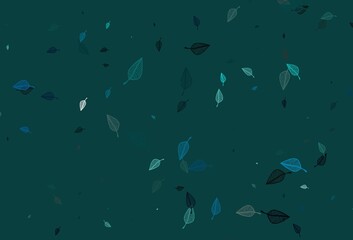 Light BLUE vector sketch template.