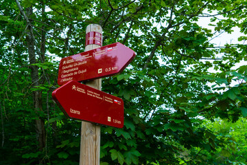 Gujuli waterfall, Gorbeia Natural Park, Alava, Basque Country, Spain, Europe