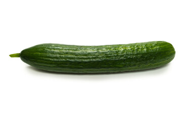Cucumber isolated on white background.