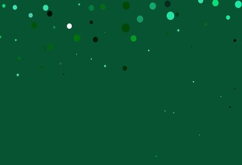 Light Green vector texture with disks.