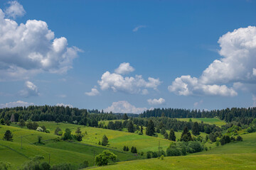 landscape in the mountains