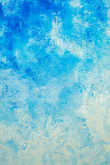 top view blue background with light shades color ocean water photo