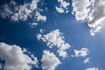 blue sky with clouds