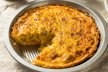 Homemade Breakfast Bacon Quiche