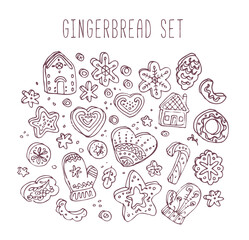 Gingerbread set