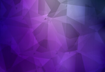 Light Purple, Pink vector texture with abstract poly forms.