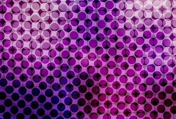 Light Purple, Pink vector pattern with spheres.