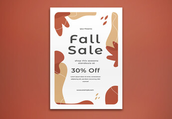 Fall Sale Flyer Layout