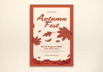 Fall Fest Flyer Layout