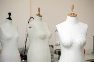 Sartorial mannequin in atelier interior