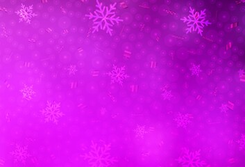 Light Purple vector template in carnival style.