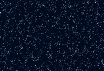 Fototapeta premium Light BLUE vector backdrop with dots.