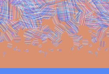 Light Multicolor vector background with spots.