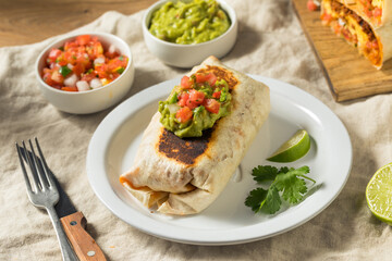 Homemade Chorizo Breakfast Burrito