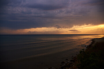 Obraz premium sunset on the beach