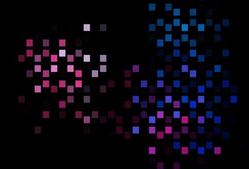 Dark Blue, Red vector texture with rectangular style.