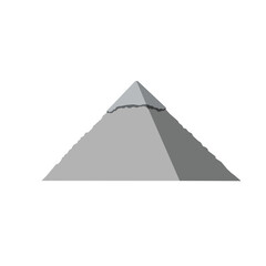 Vector illustration of the Pyramid of Cheops. Egypt