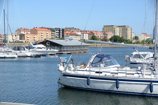 Marina in Karlskrona, Schweden