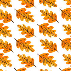 seamless pattern with leaves