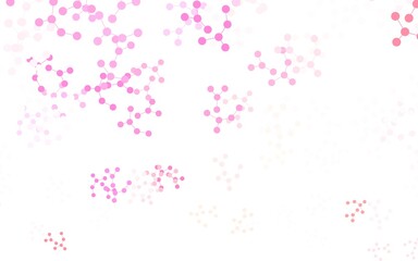 Light Red, Yellow vector texture with artificial intelligence concept.