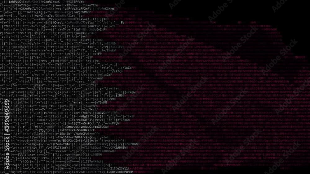 Aufkleber waving digital flag of qatar on computer screen, looping motion background