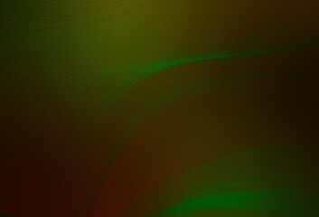 Dark Yellow vector abstract blurred layout.