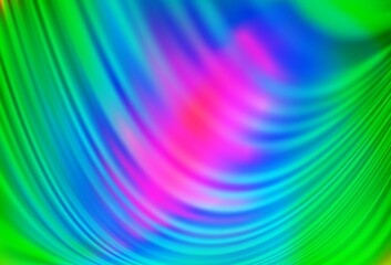 Light Multicolor, Rainbow vector pattern with lava shapes.