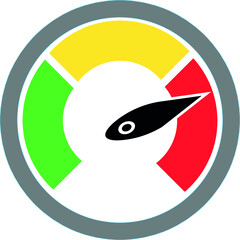 illustration of a speedometer