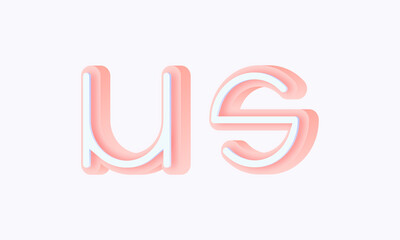 3D isometric premade logo rounded kids store circle monogram alphabet characters