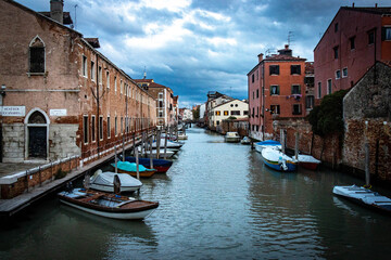 dramatic sky in Venice
