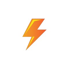 lightning icon logo vector