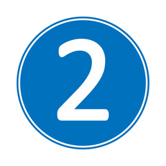 Number two button.