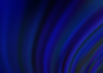 Dark BLUE vector pattern with curved circles.