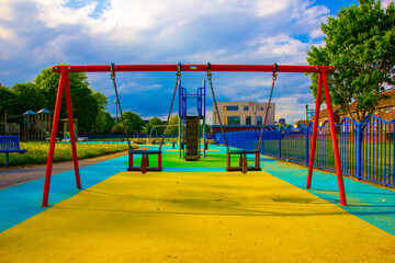 Fototapeta premium playground in the park