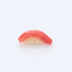 Photo catalog for Japanese cuisine. Sushi on a white background
