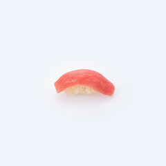 Photo catalog for Japanese cuisine. Sushi on a white background
