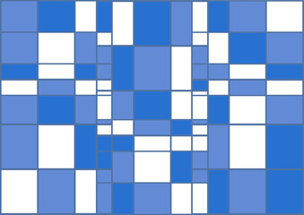 Abstract paper background geometry design for decoration in blue style