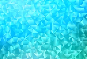 Light Blue, Green vector blurry triangle texture.
