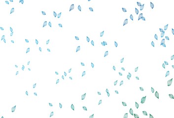 Light Blue, Green vector doodle template.