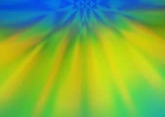 Obraz premium Dark Blue, Yellow vector glossy abstract template.